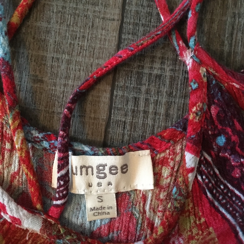 Umgee Fringe Tank Top - Picture 4 of 5